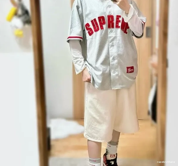 short baseball 24SS JERSEY BASEBALL suede mesh MESH ULTRASUDE sleeved 0824